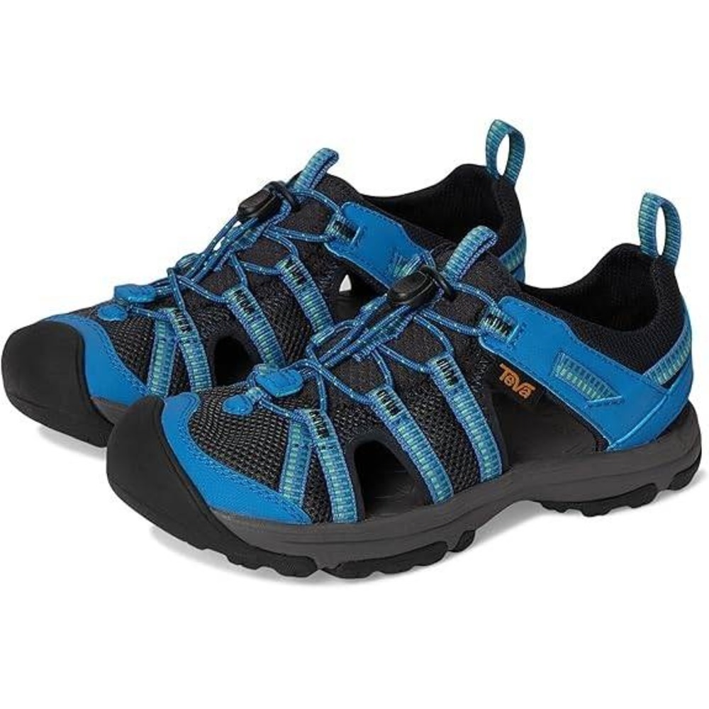 Teva Manatee Water Sandal Kids 7 Blue Graphite Hiking Sport Outdoor Water Active